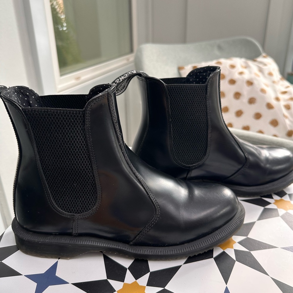 Dr. Martens Black Chelsea Ankle Boots